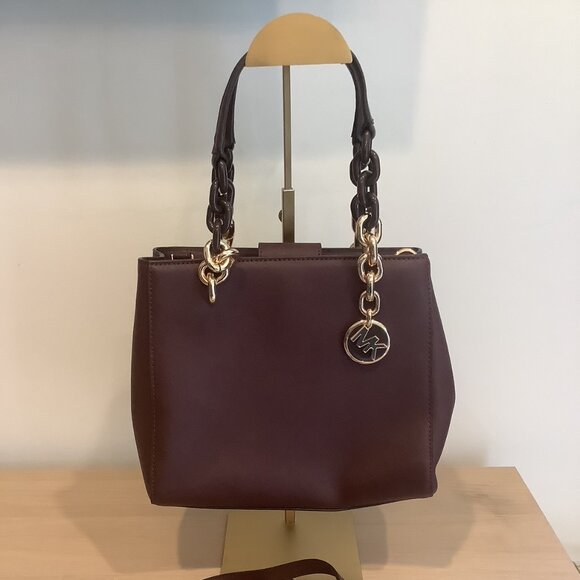 Beautiful Michael Kors Maroon Handbag - Picture 1 of 6